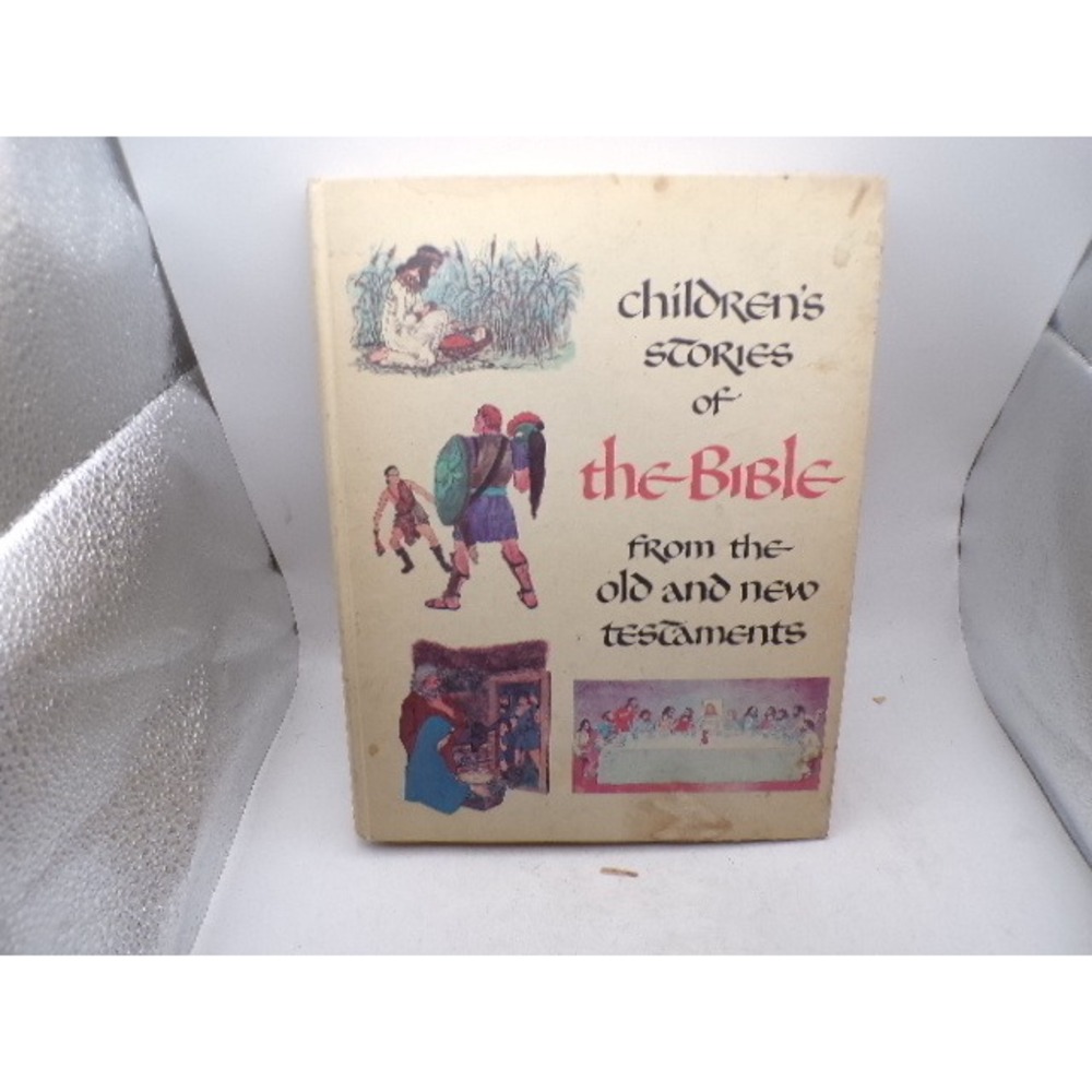Vintage 1968 Children's Stories of the Bible Hardcover Old New Testaments Deluxe